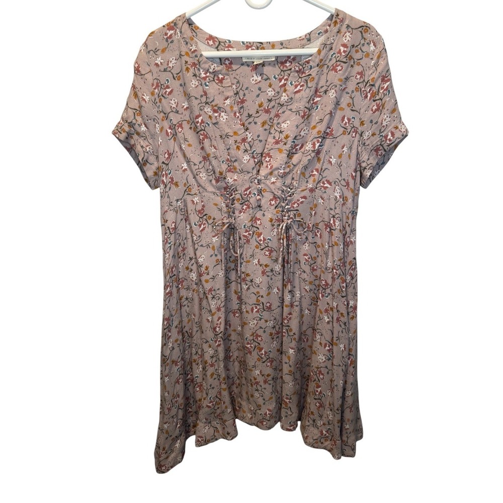 Idyllwind Miranda Lambert Fueled Floral Knit Mini Dress L Country Western Rodeo
